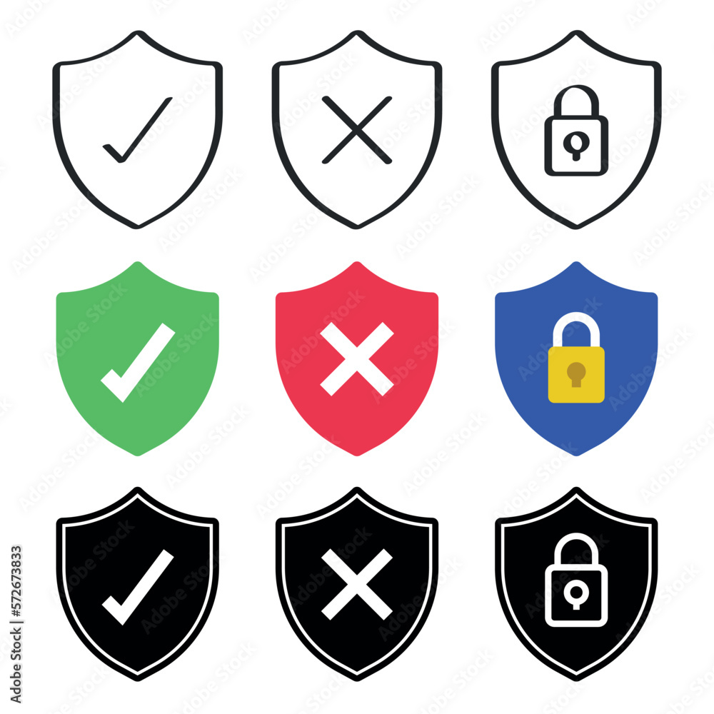 Check Cross And Secure Shields Check Cross And Secure Shields