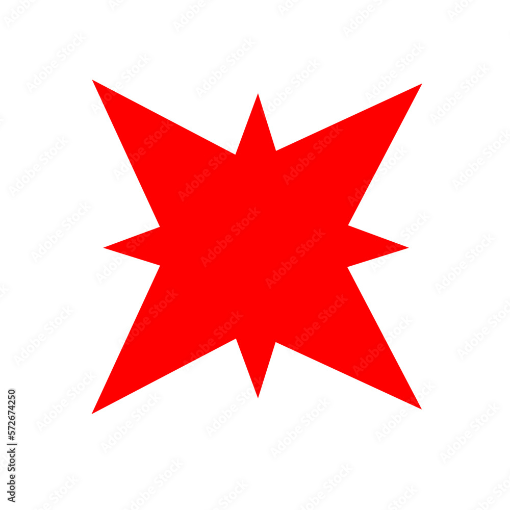Geometric Modern star or light Geometric Modern star or light