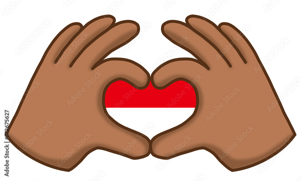 Fototapeta premium Indonesia Flag