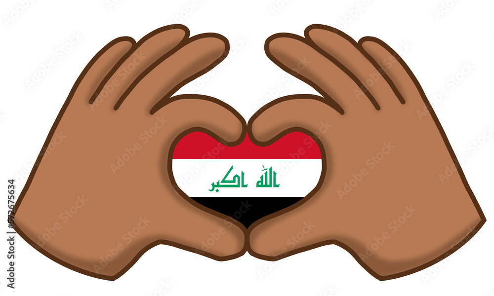 Fototapeta premium Iraq Flag