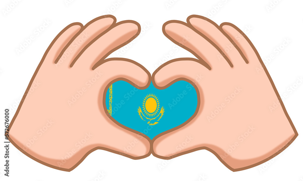 Fototapeta premium Love Kazakhstan