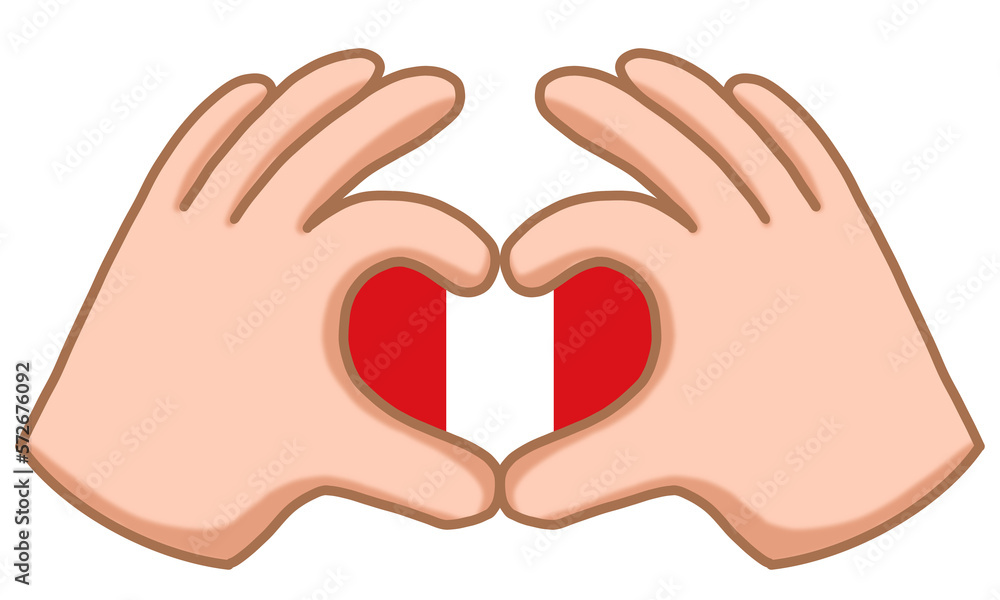 Fototapeta premium Love Peru