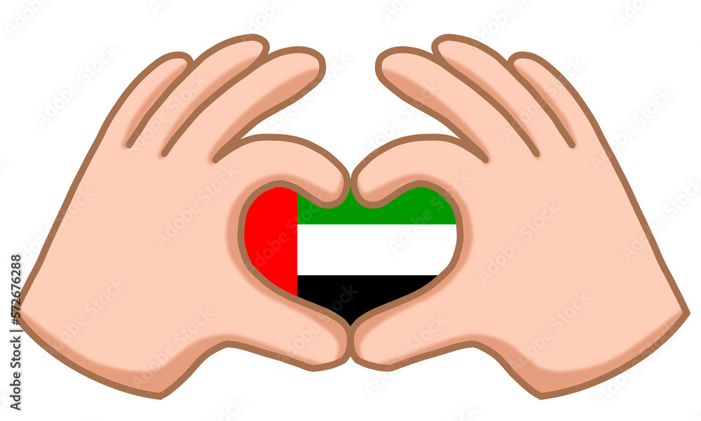 Fototapeta premium Love United Arab Emirates