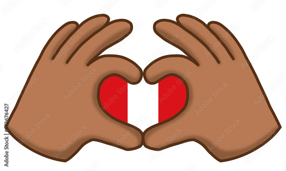 Fototapeta premium Peru Flag