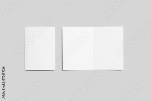 A5 Bifold Brochure Mockup