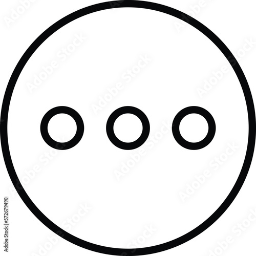 mobile ui more and three dots