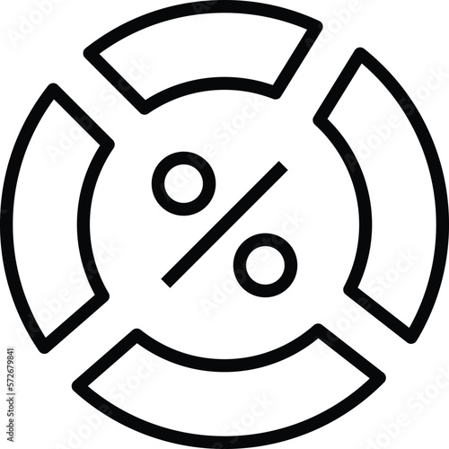 mobile ui pie chart and statistics