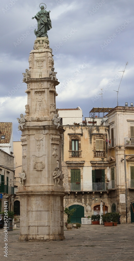 Italia, Puglia, Bitonto, piazza della cattedrale