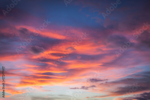 Dramatic sky at sunset © EvergreenPlanet