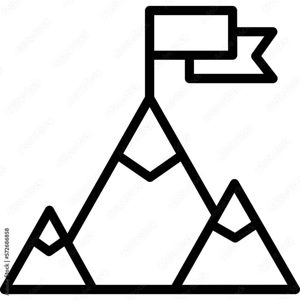 Fototapeta premium Achievement Half Glyph Vector Icon which can easily modified