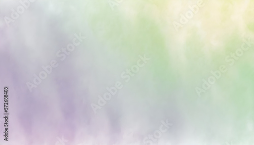 Lavender Light-Yellow Soft-Green Abstract Background Gradient with Watercolor Paper Texture