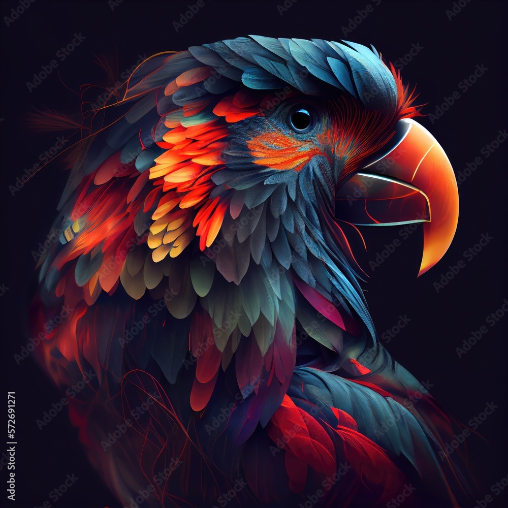 Obraz premium colourful bird