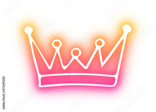 Collection of crown neon