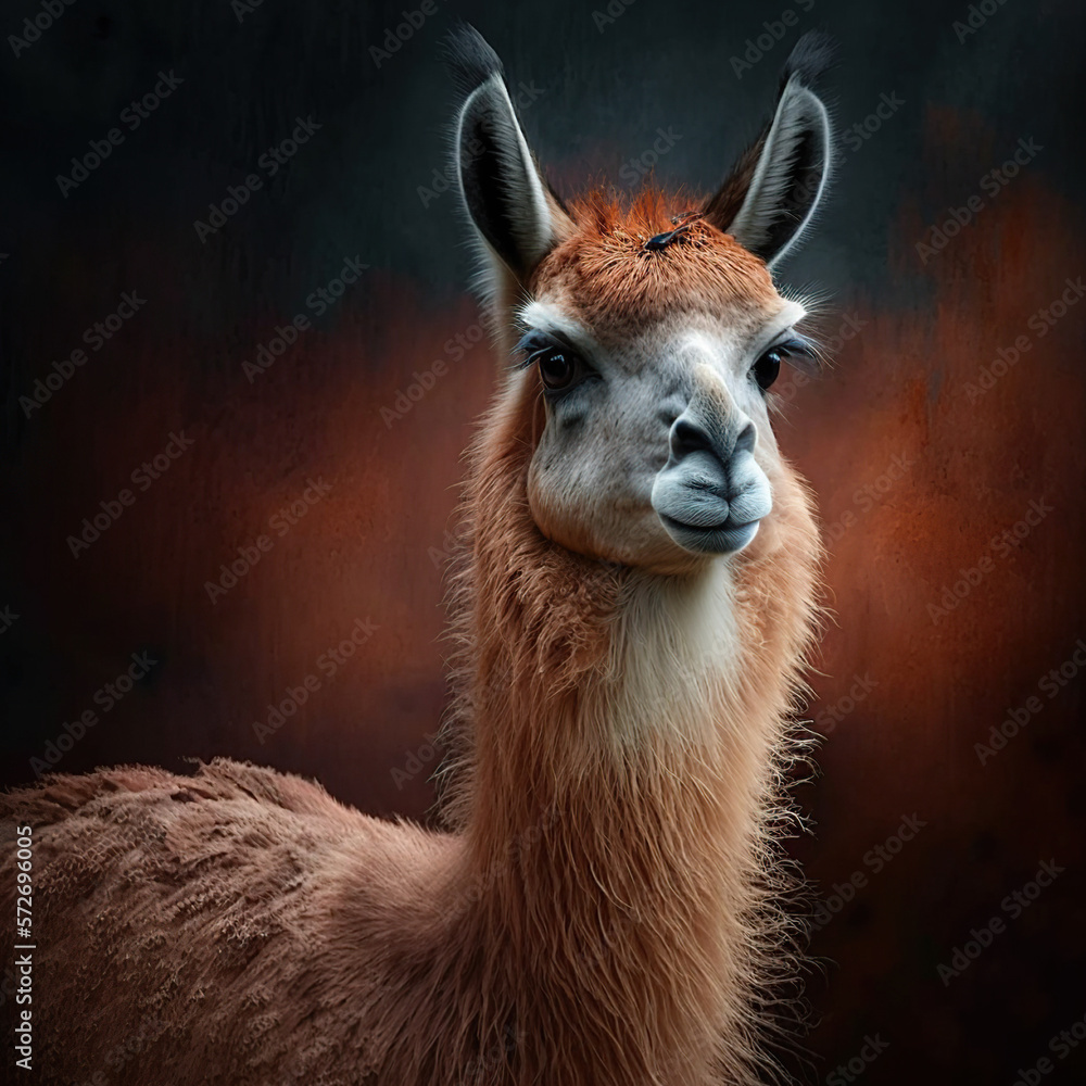 Obraz premium Llama Generative AI