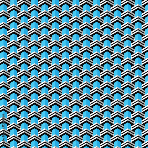 Seamless 3d Wall Design Wallpaper