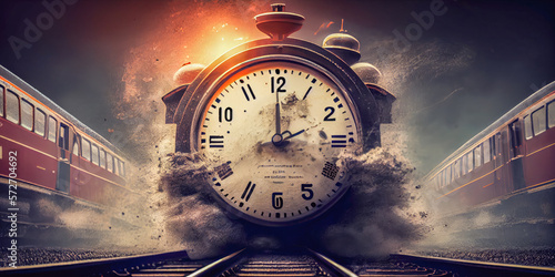 clock stops counting time 