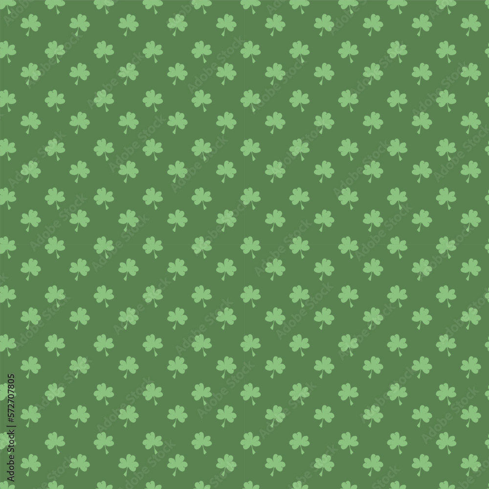 Floral seamless pattern. Saint Patricks day background with shamrock. Floral seamless pattern. Saint Patricks day background with shamrock.