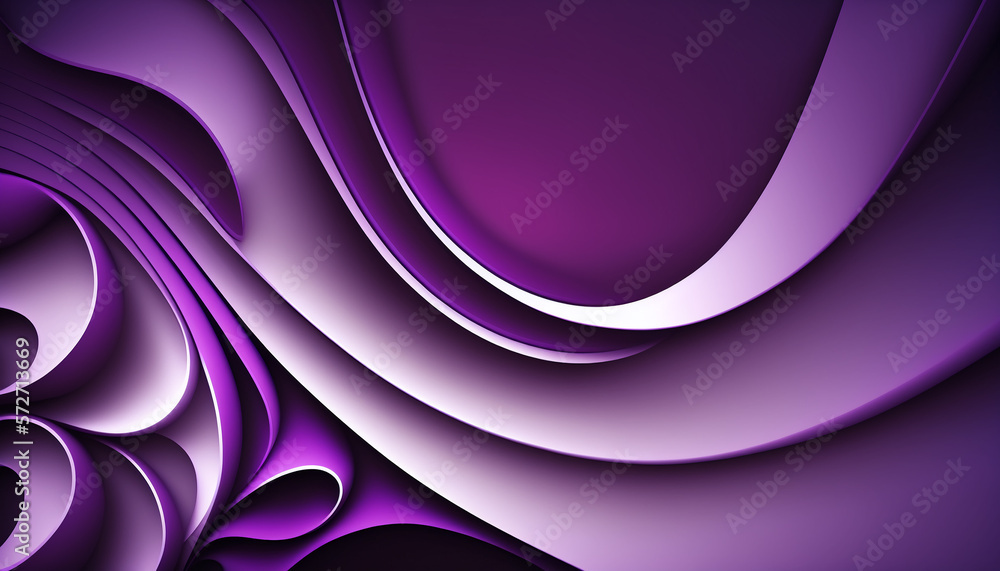 purple color abstract background, wavy surface, generative ai purple color abstract background, wavy surface, generative ai