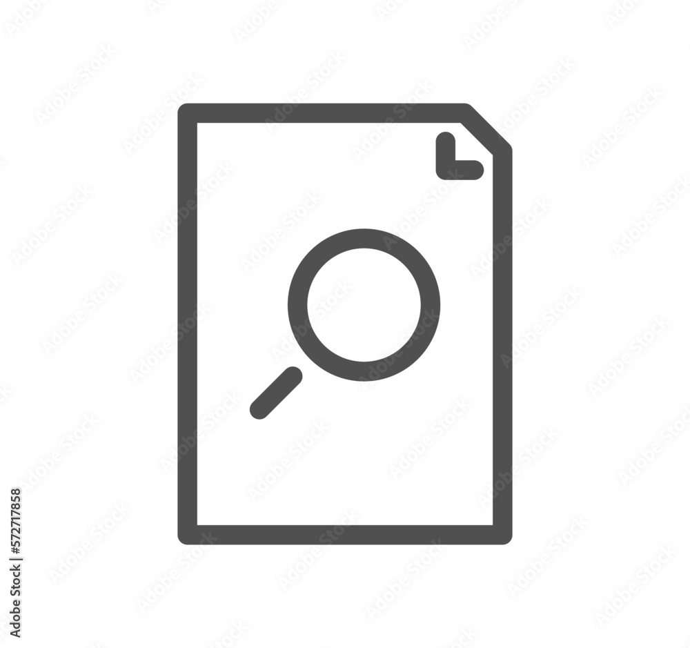 Inspection related icon outline and linear vector. Inspection related icon outline and linear vector.