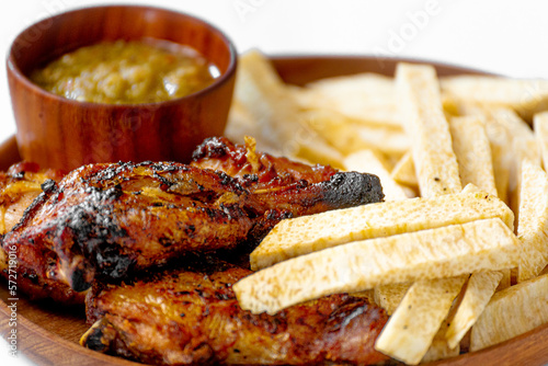 chicken and chips
