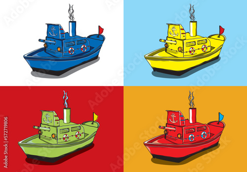 set of boats
open for custom order photo