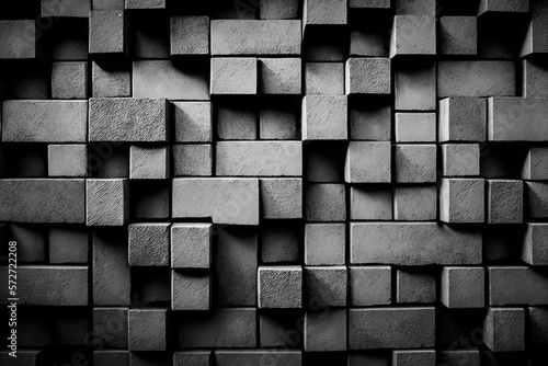 Minimalist Aesthetic: Gray Abstract Wall Background - Generative AI