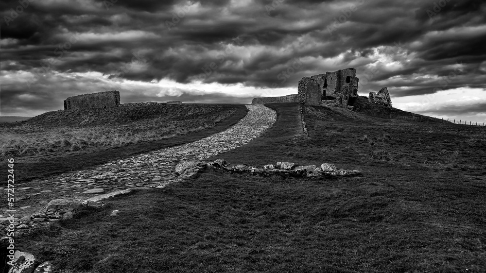 Historic Ruins of Duffus Castle, Moray