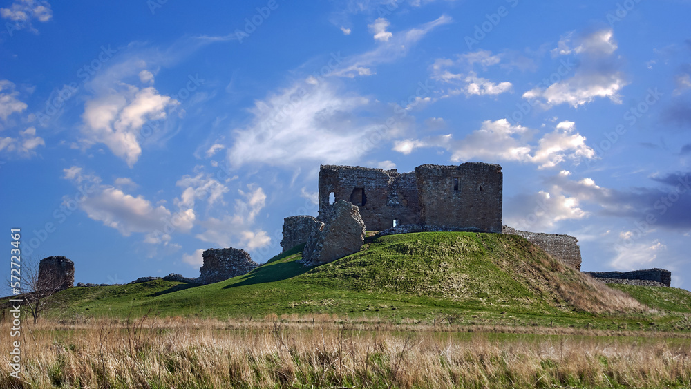 Fototapeta premium Historic Ruins of Duffus Castle, Moray