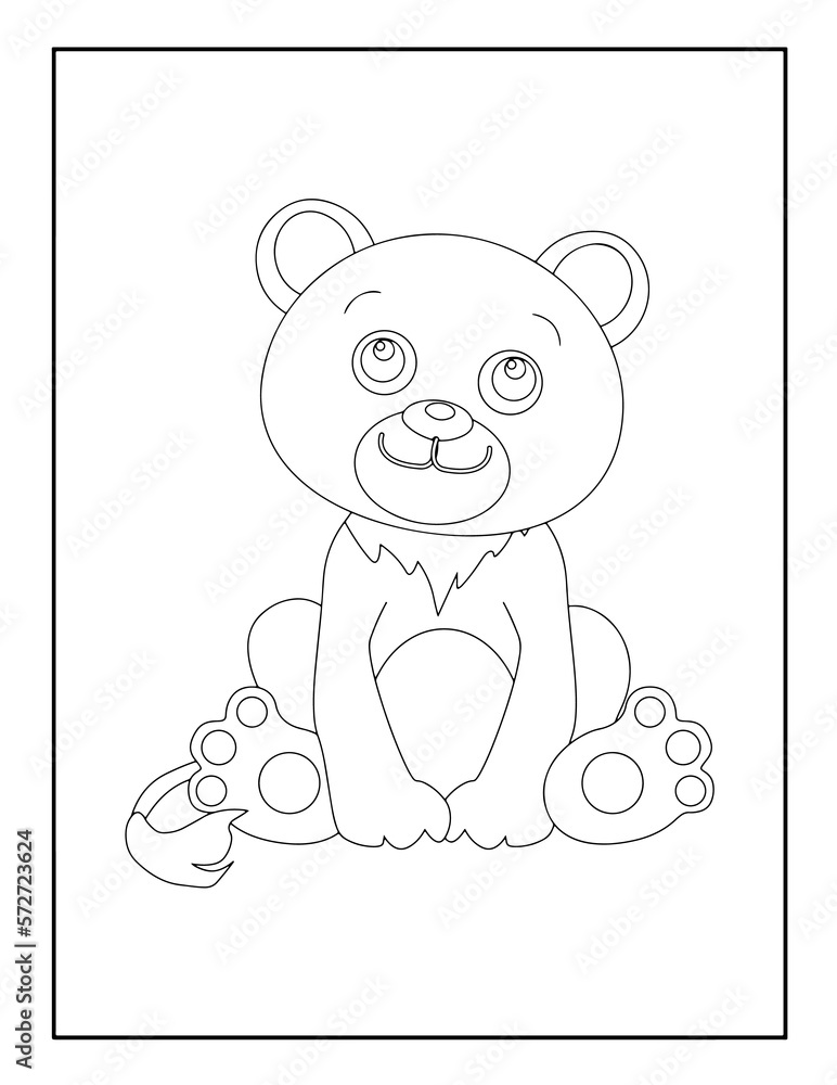 Obraz premium Animals Coloring Pages for Kids