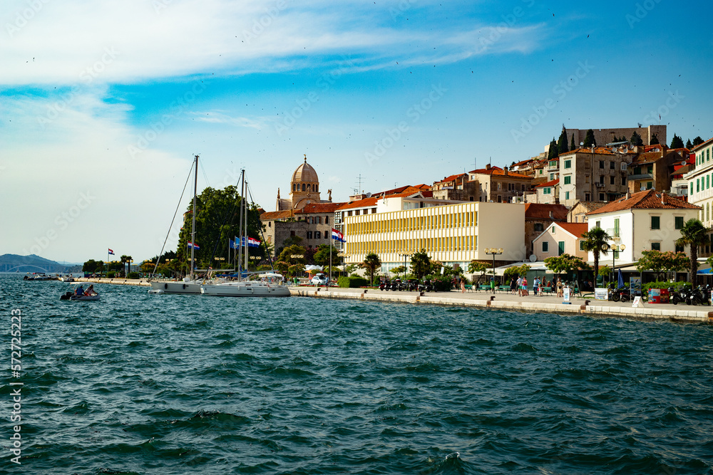 On the seafront in Sibenik