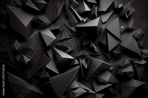 triangles background black ...