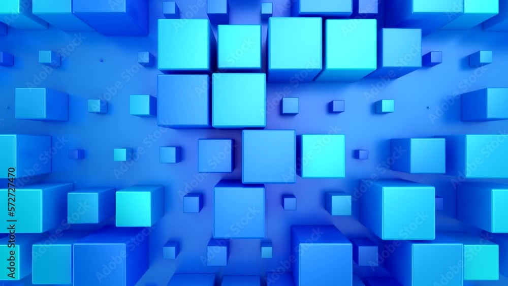 Background of Animated Cubes. Abstract motion, loop, two color, 3d rendering, 4k resolution
Background of Animated Cubes. Abstract motion, loop, two color, 3d rendering, 4k resolution