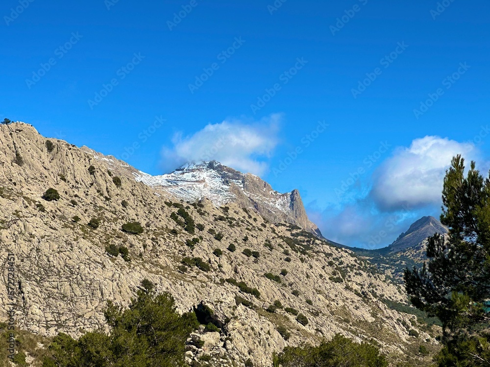Hiking in Mallorca in the town of Sóller Hiking in Mallorca in the town of Sóller