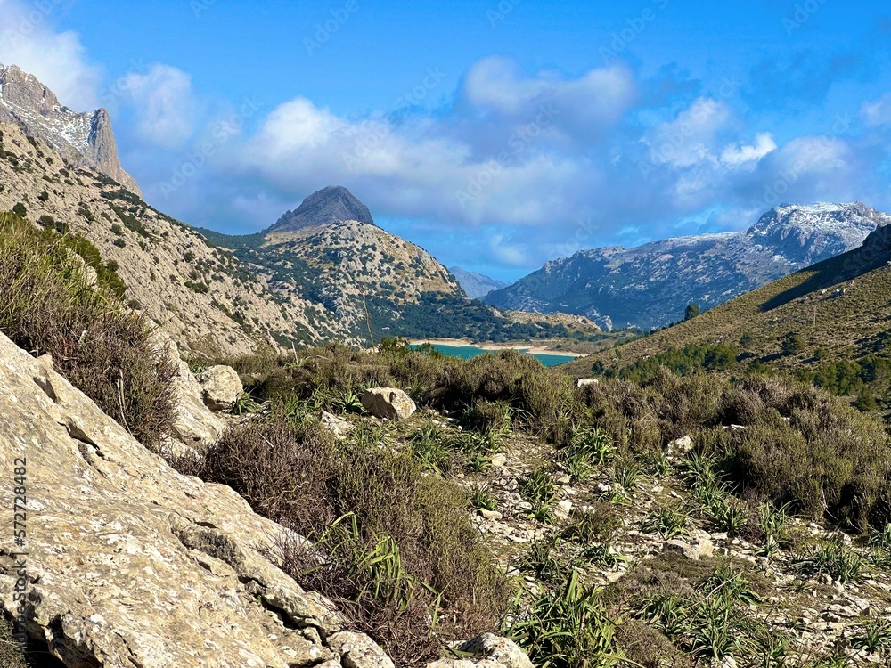 Hiking in Mallorca in the town of Sóller