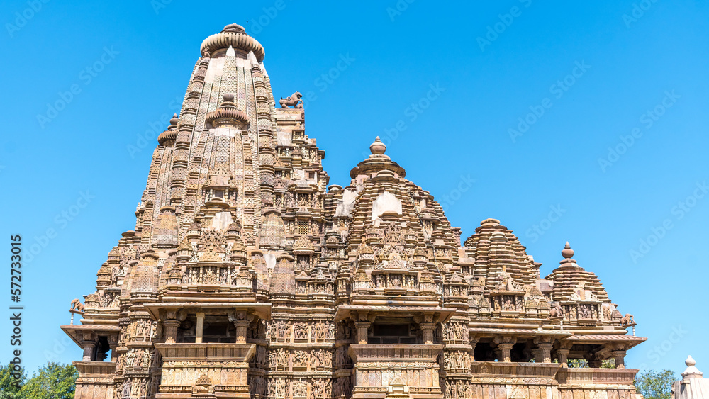 Vishwanath Temple a Hindu temple in the medieval temple group found at Khajuraho in Madhya Pradesh, India