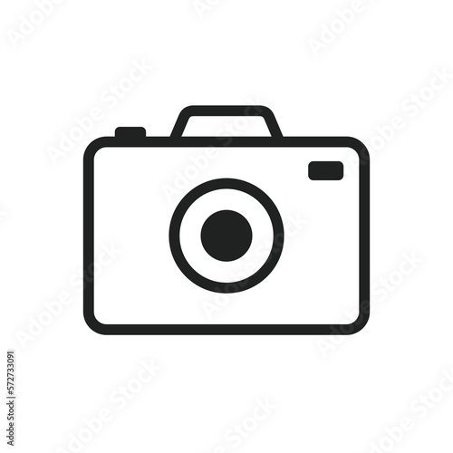 Camera Icon, Photography Logo, Simple Camera Vector, Camera Icon Vector, Photography Class Icon, Photo Icon, Vector Illustration Background