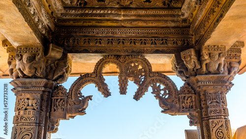 Kandariya Mahadeva Temple is the largest and most ornate Hindu temple in the medieval temple group found at Khajuraho in Madhya Pradesh, India photo