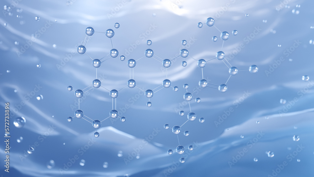 custom made wallpaper toronto digitallosartan molecular structure, 3d model molecule, c22h23cln6o, structural chemical formula view from a microscope