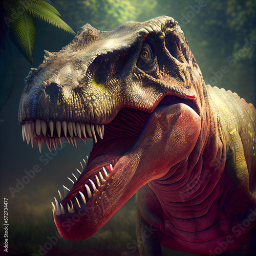 Canvas Print Dinosaur filmic illustration