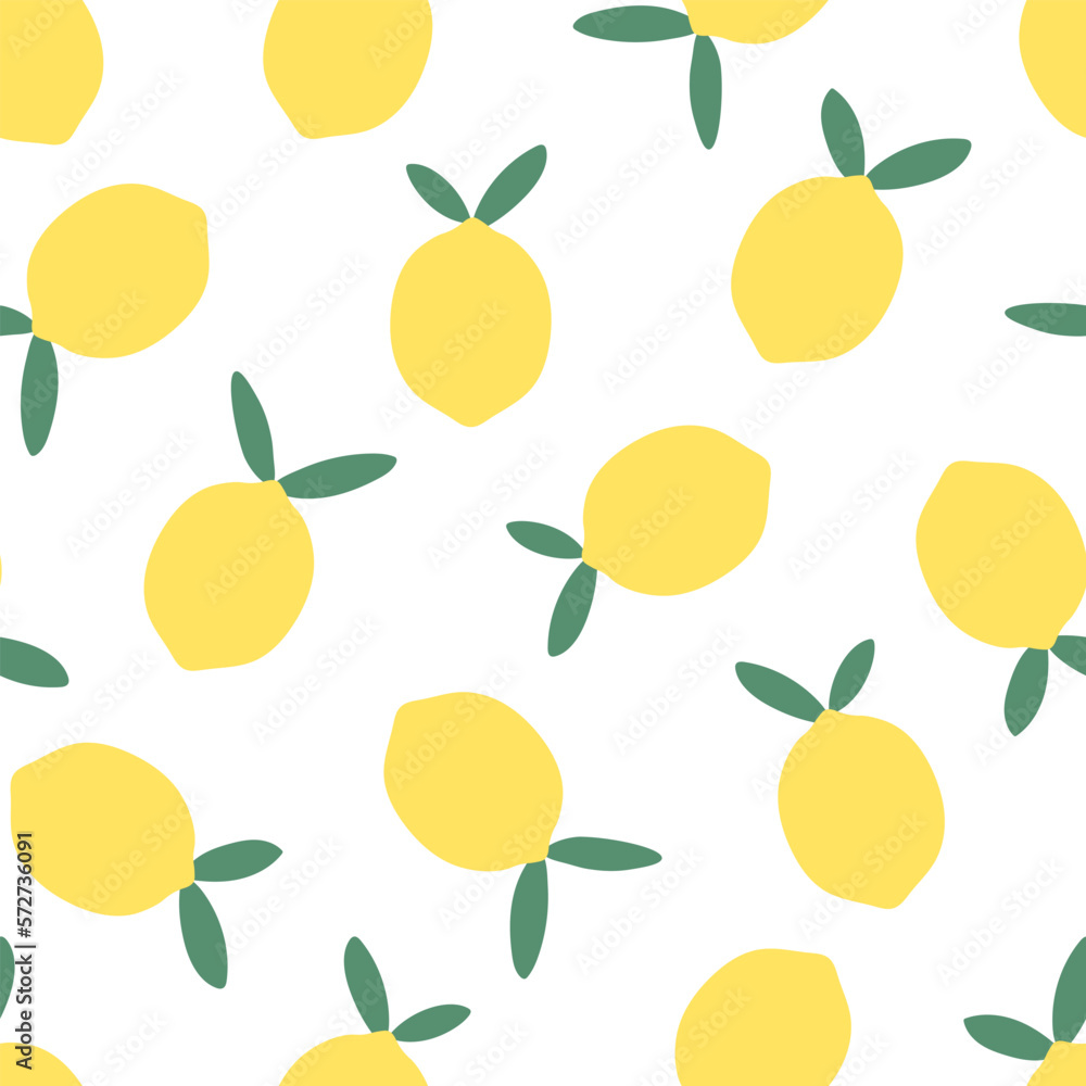 Seamless pattern Lemon vector illustration Seamless pattern Lemon vector illustration