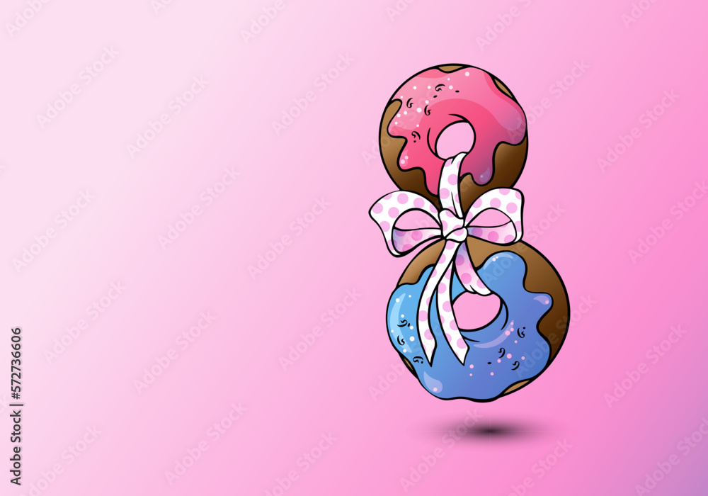 painted two donut painted two donut