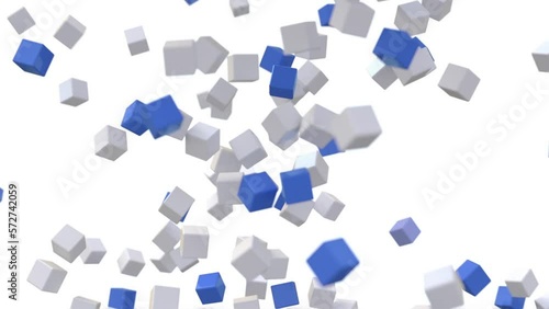 cube is assembled from parts