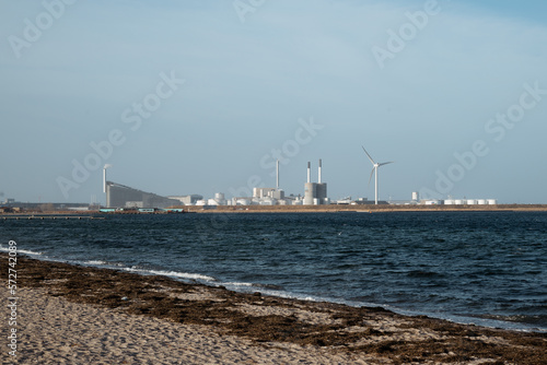 Horizontal view of Amager Beach in Copenhagen