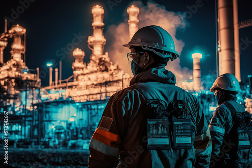 Efficient Petrochemical Plant Operations at Night, generative ai
