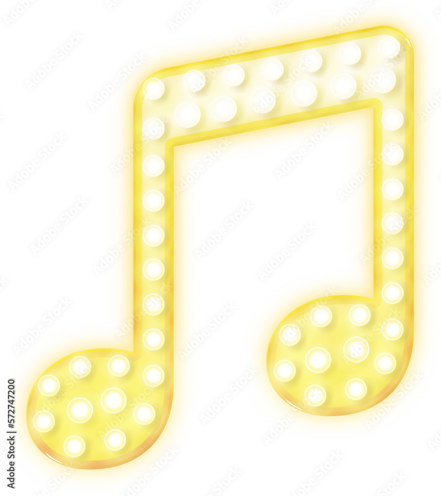 Luxury music melody beamed eighth quavers and shorter notes symbol icon shiny glow light bulb effect sign symbol isolated Luxury music melody beamed eighth quavers and shorter notes symbol icon shiny glow light bulb effect sign symbol isolated