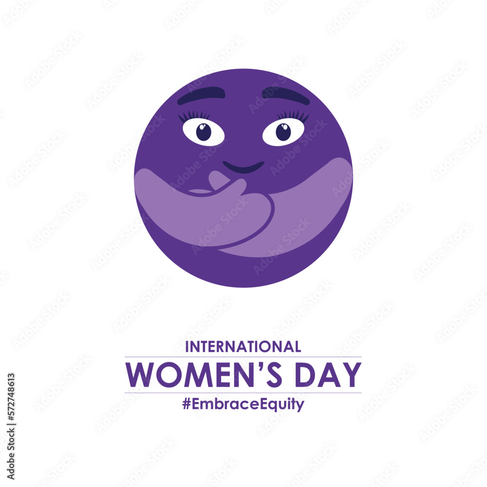 Fototapeta premium activism, empowerment, postcard, international womens day, womens, support, embrace equity 2023, feminist, international women day, women's day, iwd2023, greeting card, typography, feminism, freedom, 