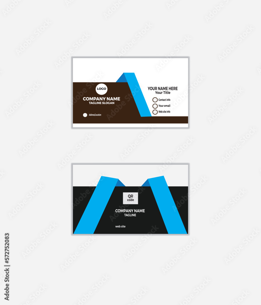 Fototapeta premium Modern business card.