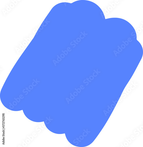 Abstract simple shape isolated