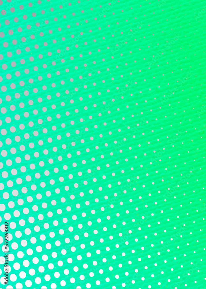 Green dot pattern vertical background illustration, Simple and elegant design. Smooth color  template. Suitable for banner, poster, advertising. and various other design works