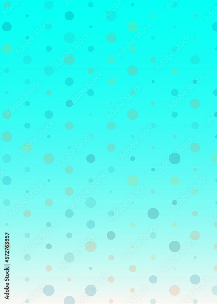 Light blue dot pattern vertical background illustration, Simple and elegant design. Smooth color  template. Suitable for banner, poster, advertising. and various other design works